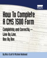 How to complete the CMS 1500 forms